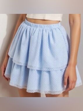 Hill House Home - Clara Skirt - Blue Tulle - Size Medium - Like New